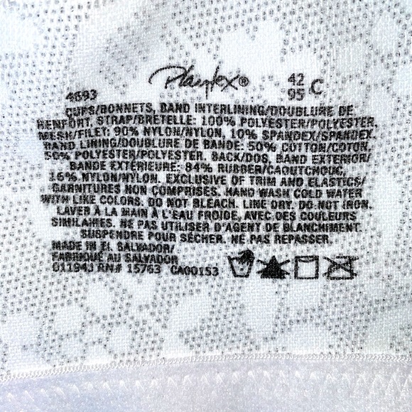 PLAYTEX WIRELESS BRA - Picture 6 of 8